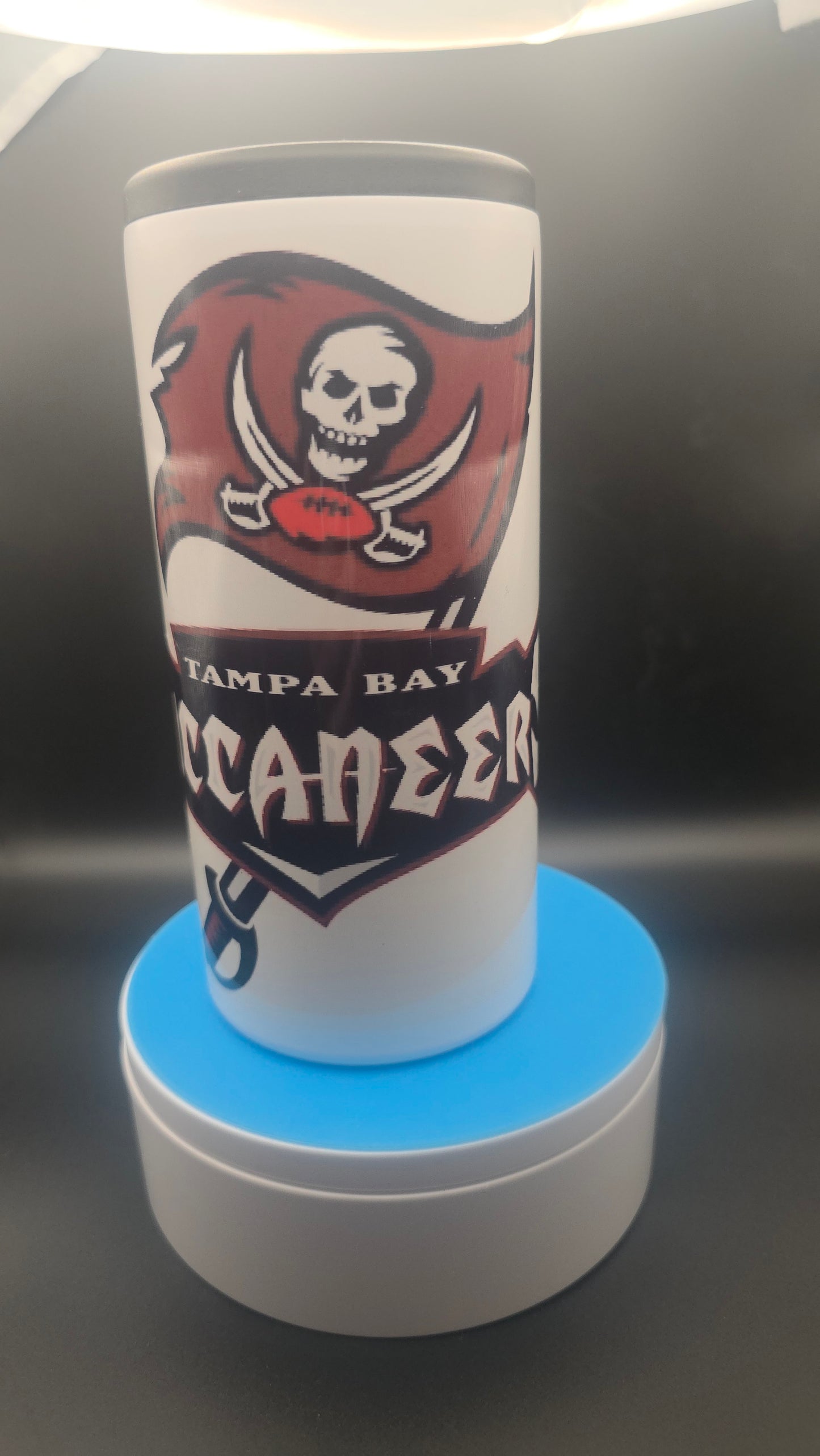 Tampa Bay Buccaneers Inspired 14-ounce Skinny Can Carrier