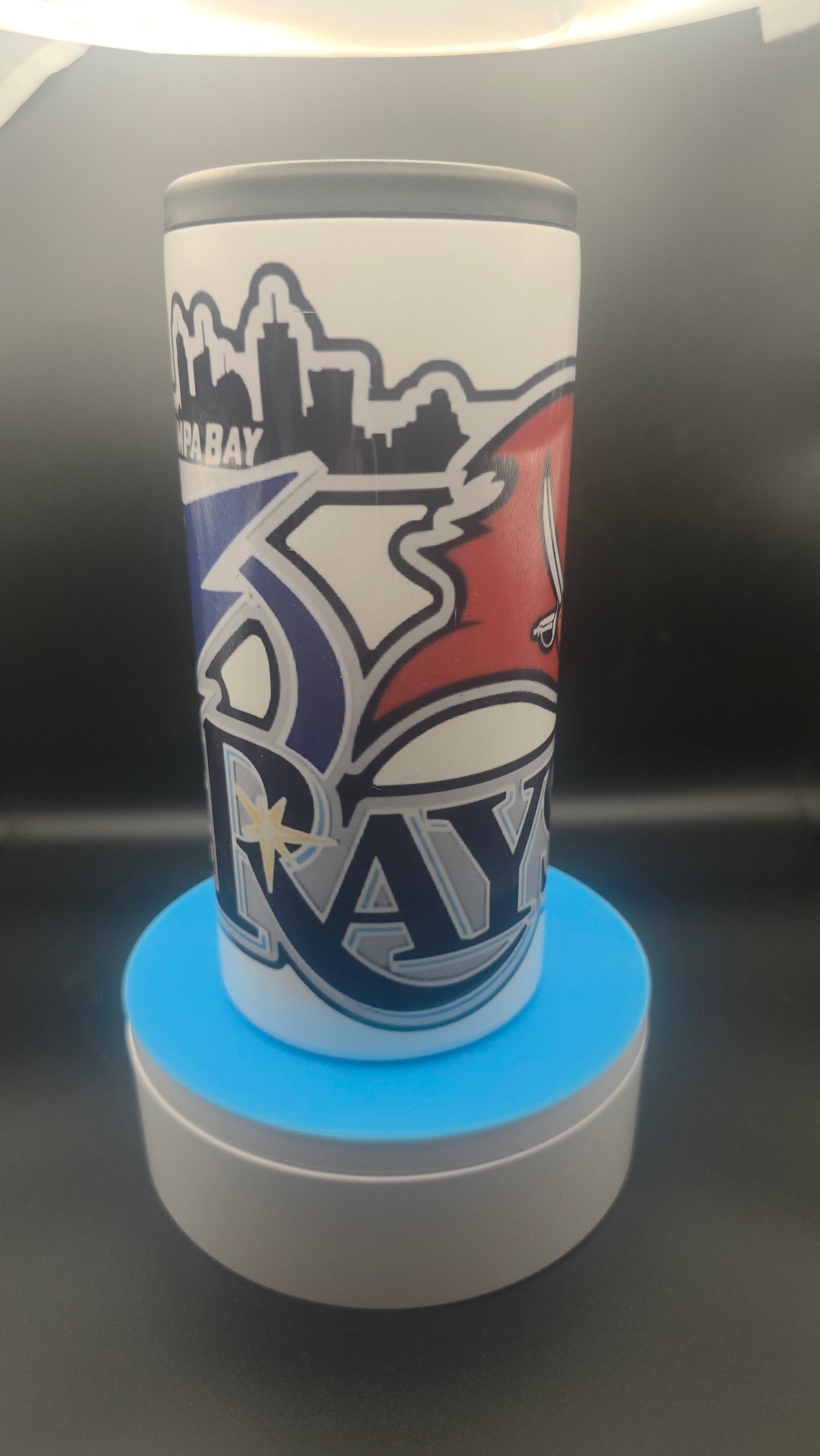 Tampa Bay Rays and Bucs Inspired 14-ounce Skinny Can Carrier