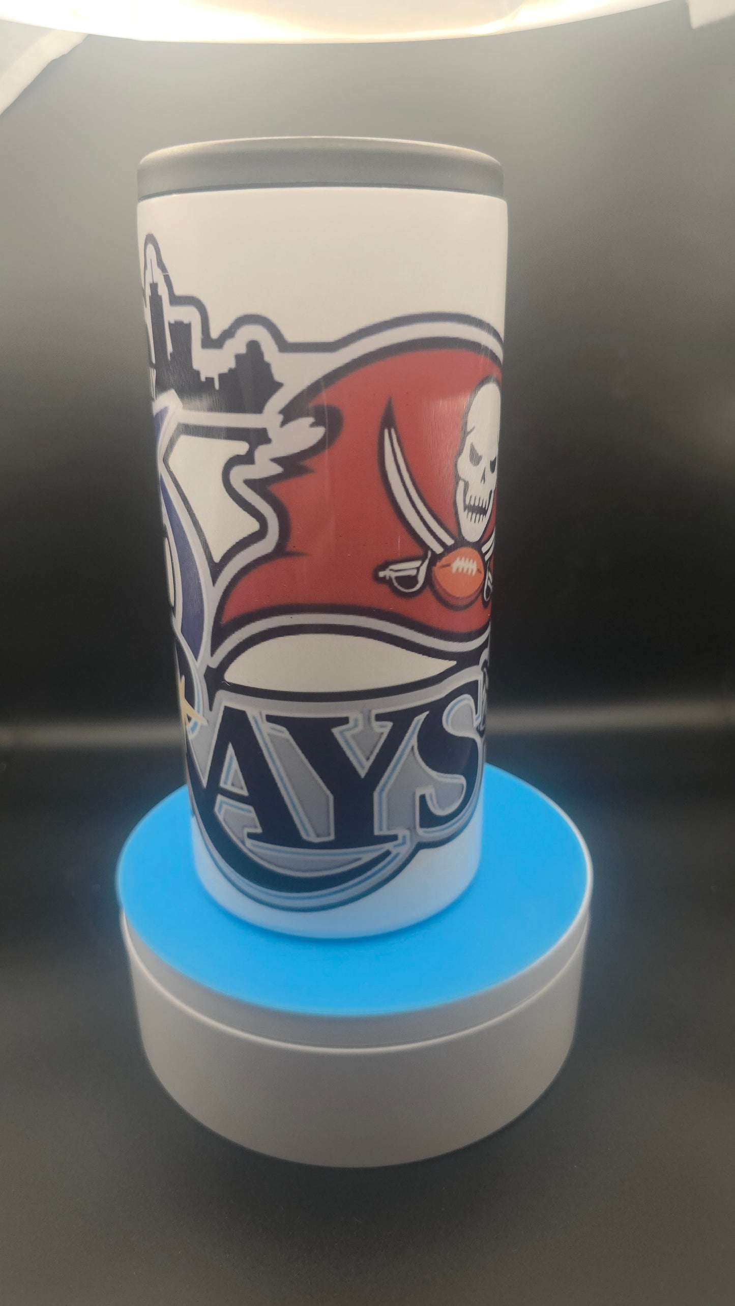 Tampa Bay Rays and Bucs Inspired 14-ounce Skinny Can Carrier