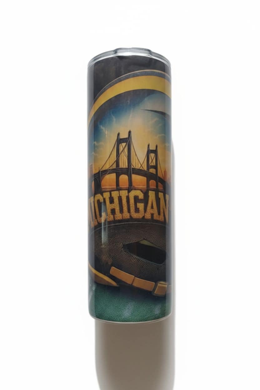 Michigan Big Blue 20 oz Tumbler