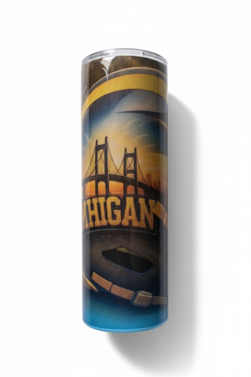 Michigan Big Blue 20 oz Tumbler