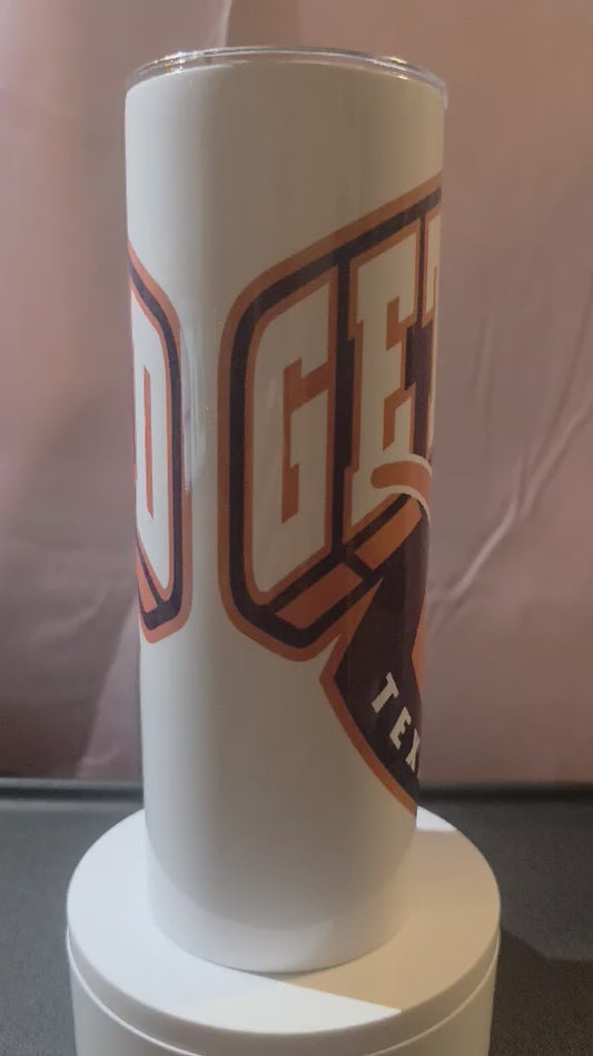 20 oz Texas Longhorn Tumbler