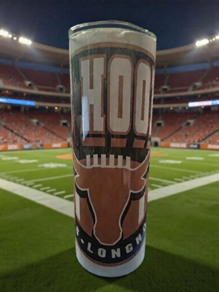 20 oz Texas Longhorn Tumbler